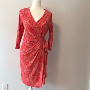 Pea in the pod faux wrap dress (maternity)